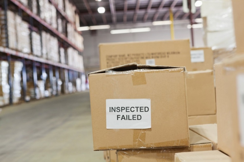 Boxes marked 'Inspected Failed'