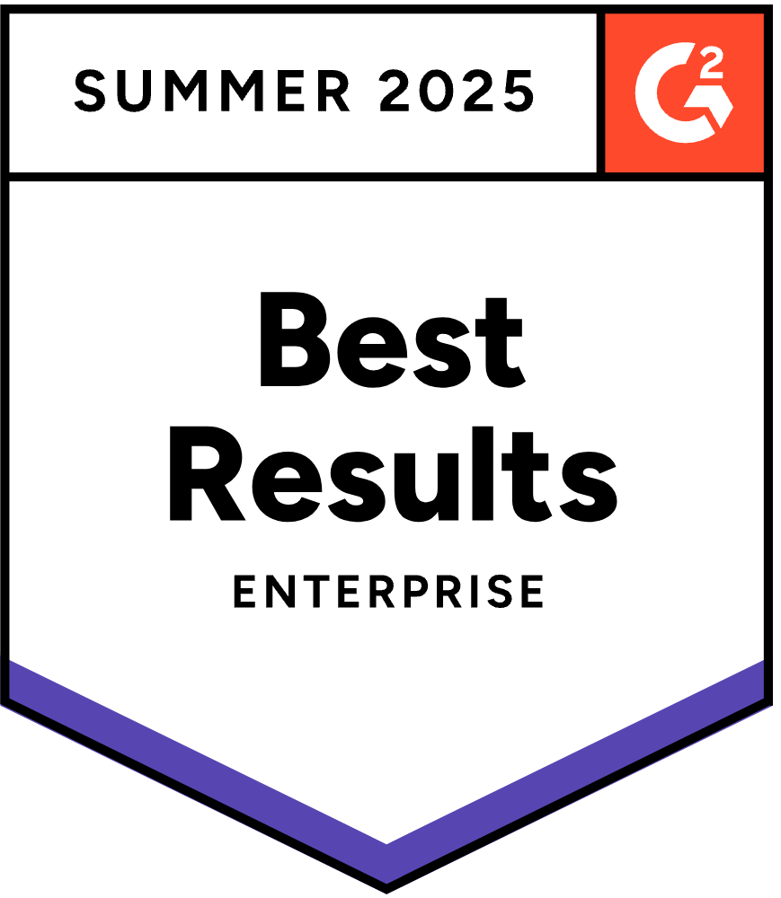 G2 Best Results in Quality Management